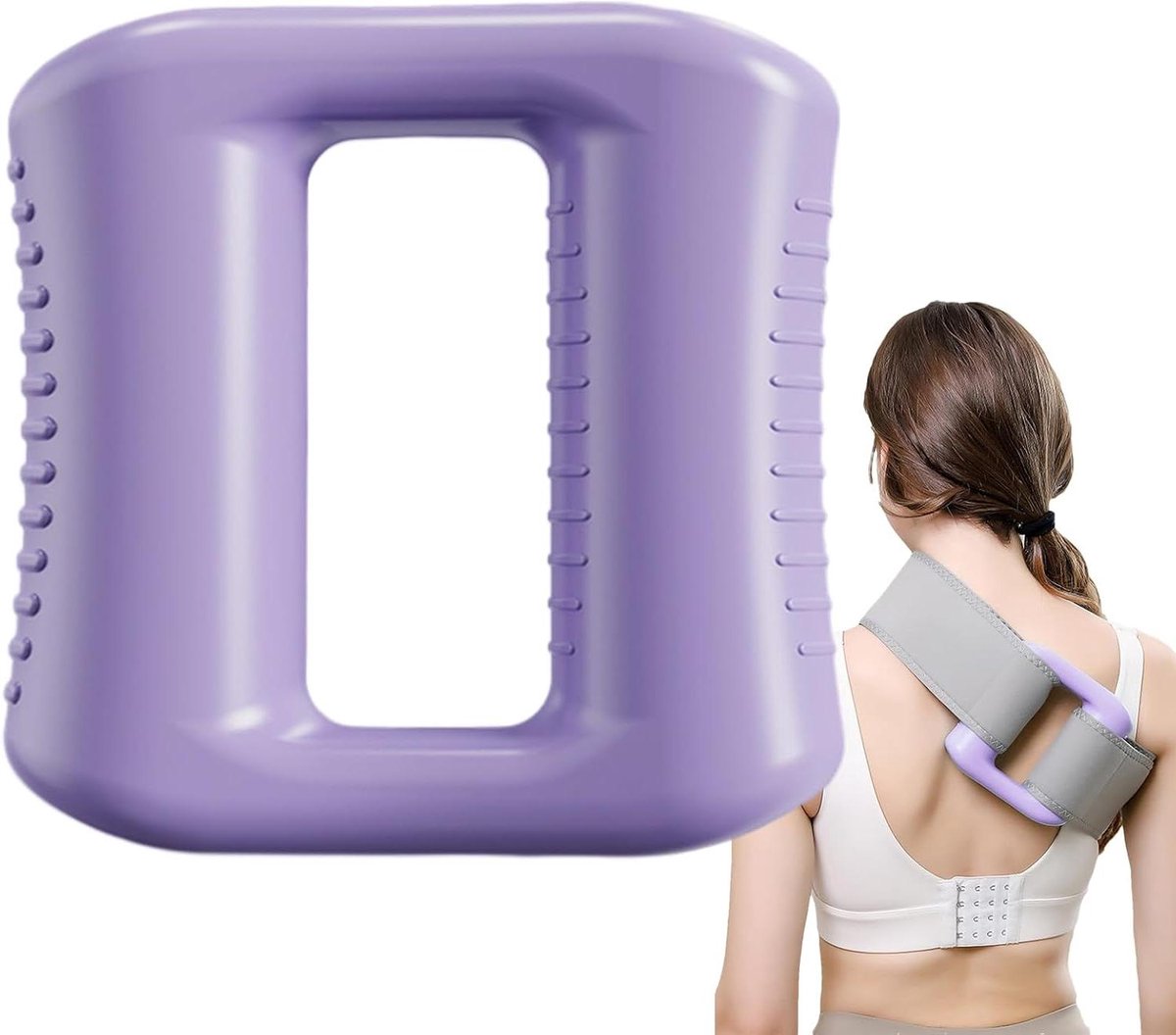 Massageapparaat - Spierroller - Spierontspanning - Stil en lichtgewicht - 135x136 mm - Zwart