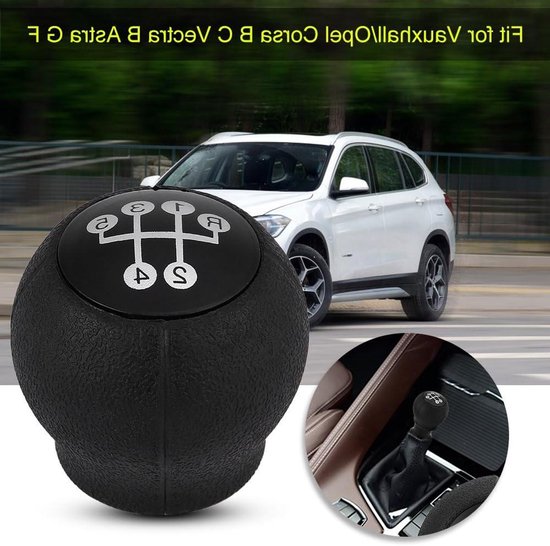 Schakelpookknop 5 Versnellingen - Handmatige Pook - Auto Interieur Upgrade - Ergonomisch Ontwerp - 9 x 9 x 6 cm — afbeelding 2
