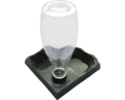 Reptielen Waterdispenser - Voerbak Schildpad - Automatische Hydratatie - Natuurlijk Rots Design - 400 ml Capaciteit - Willekeurig