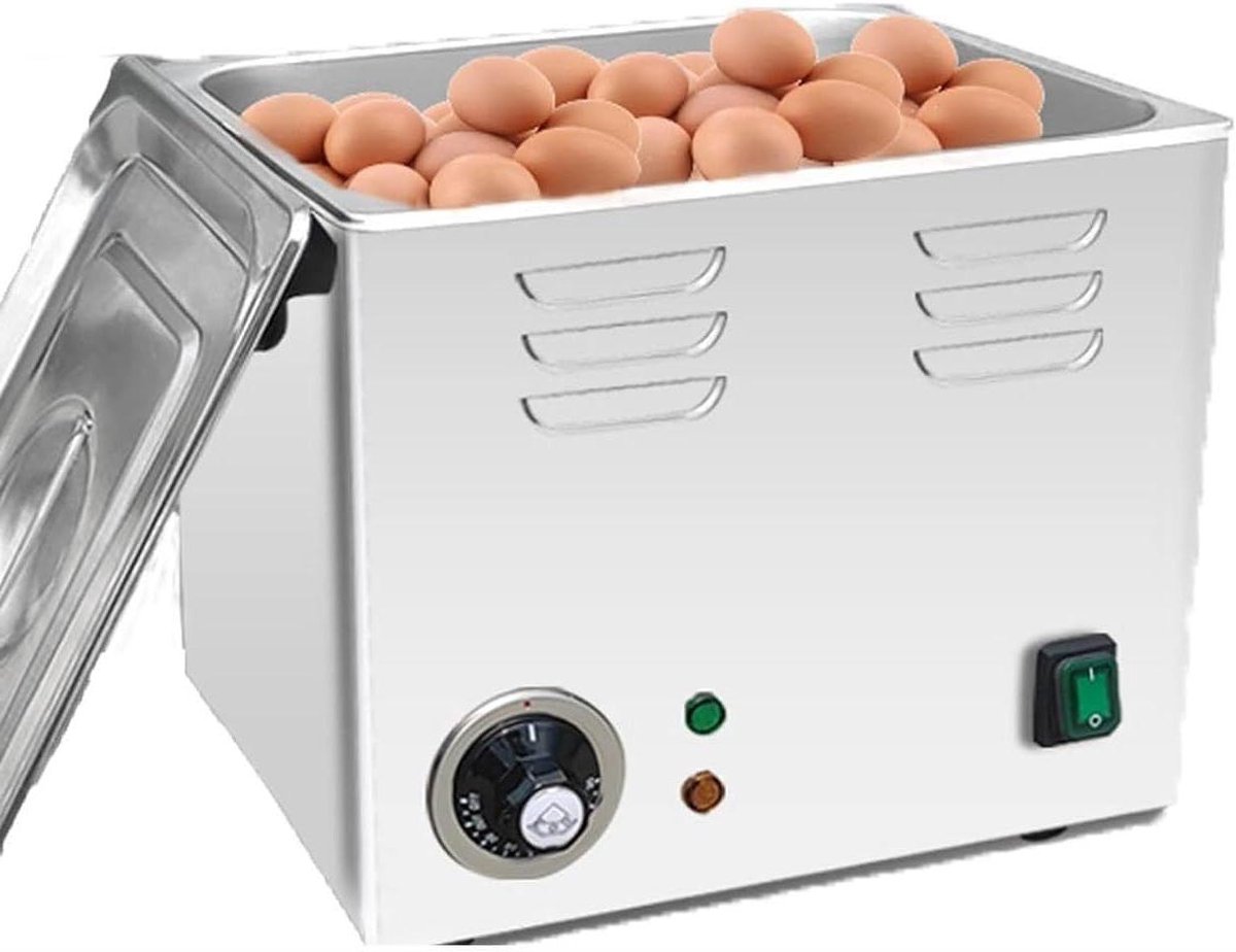 Elektrische Eierkoker - Keukenapparaat - Ontbijt Bereiden - Intelligente Temperatuurregeling - 60 Eieren - Zilver