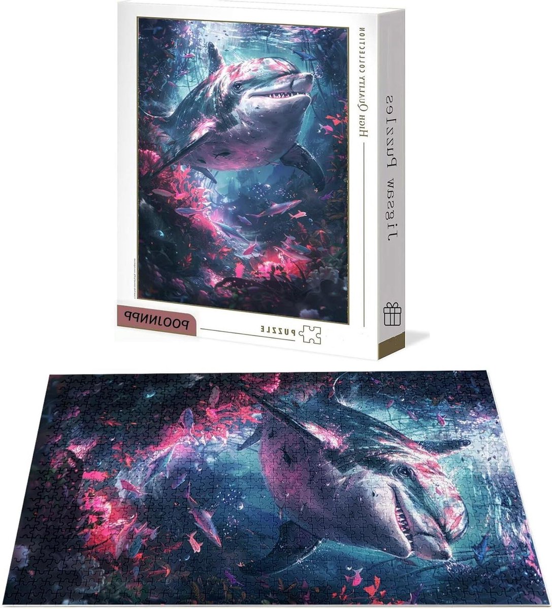 Puzzel 4000 stukjes - Legpuzzel volwassenen - Ontspanning thuis - Gelabelde achterkant - 141x87 cm - Onderwaterwereld