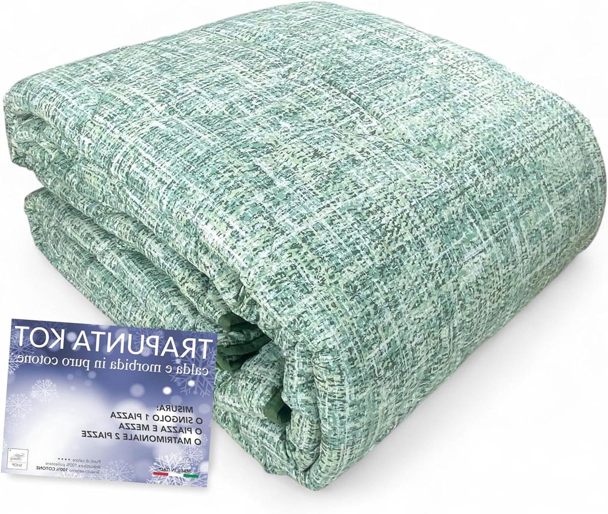 Quilt Dekbed - Sprei Katoen - Winterse Warmte - Anti-allergeen Vulling - 170x270 cm - Groe