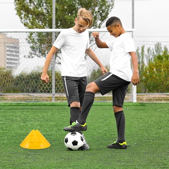 Trainingskegels - Sport Pionnen - Sport Training - Duurzaam Zichtbaar - 6 Stuks - Geel — afbeelding 5