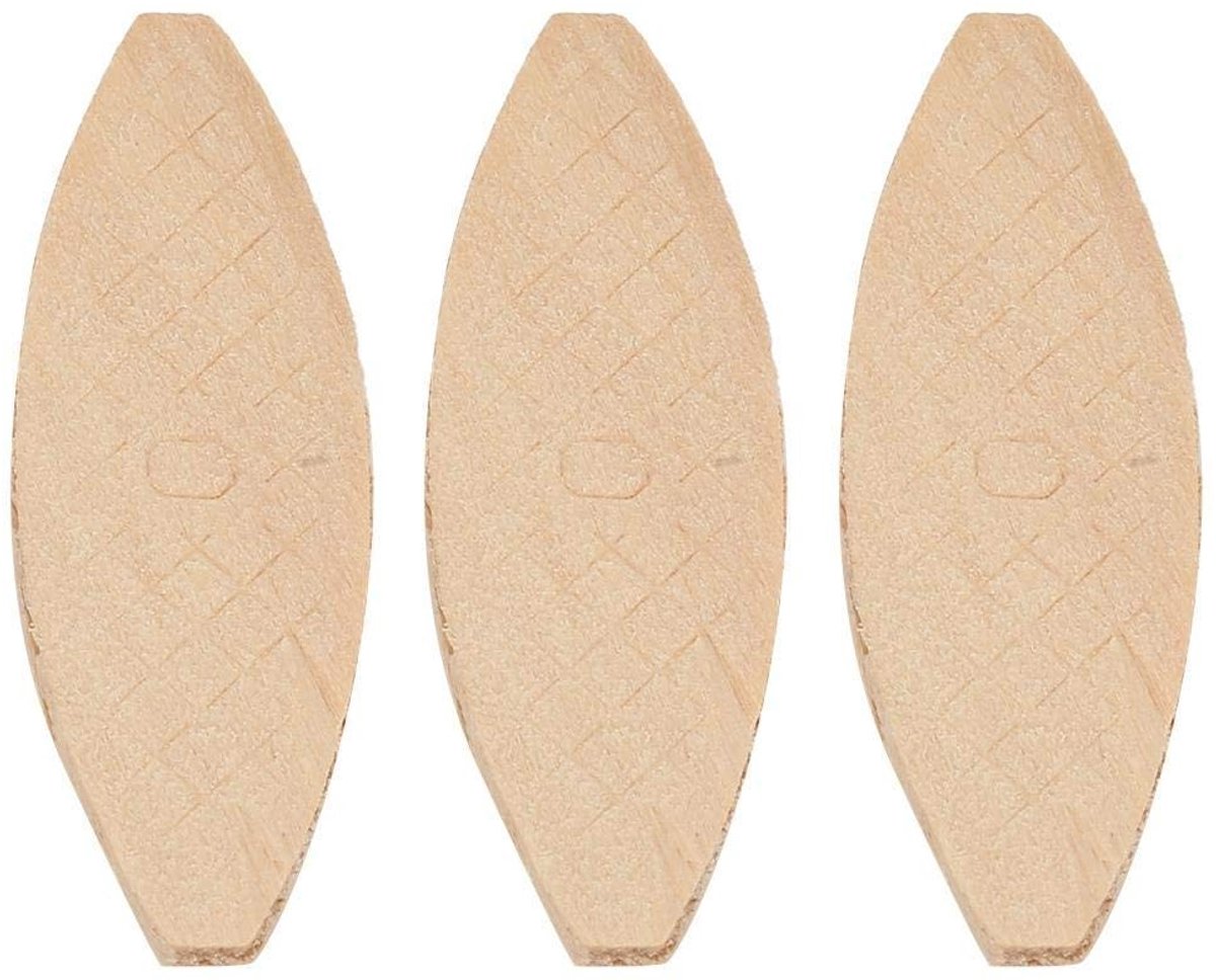 Massief Hout - Dailygoods- Houtverbinding Biscuits 100 Stuks