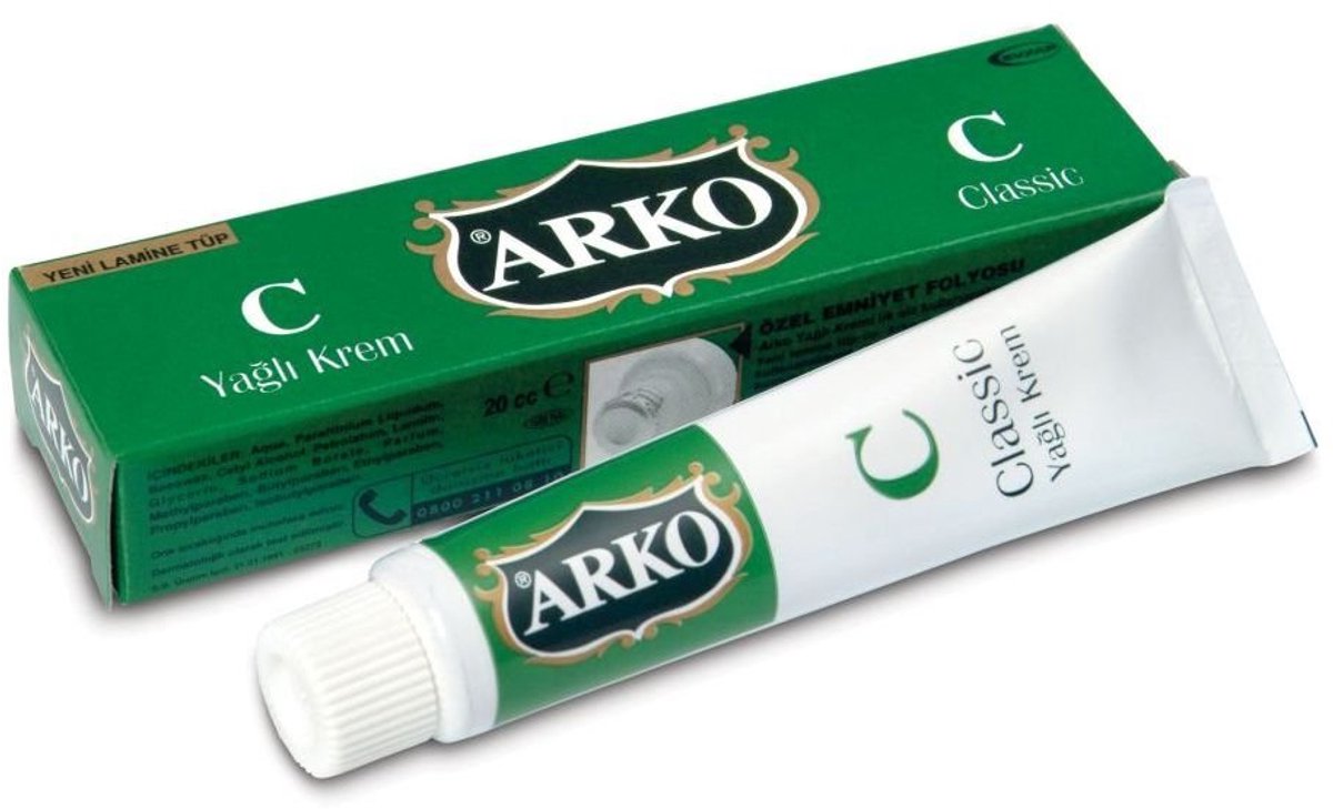 Arko Nem - Vettige classic Crème – Vette Vochtinbrengende Crème – Hydraterend & Verzorgend – Droge Huid - 1 Stuk