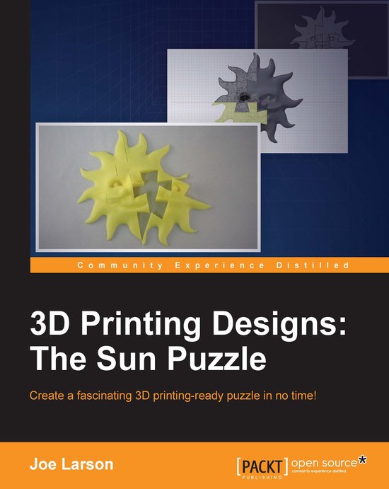 3D Printing Designs: The Sun Puzzle - cover