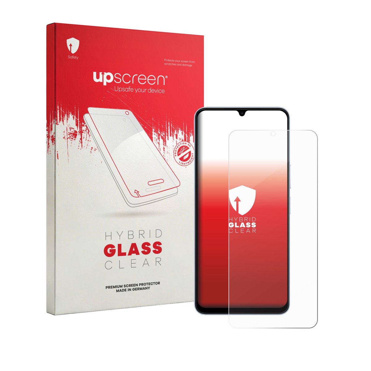 upscreen - Screenprotector voor vivo Y05 - Folie Beschermfolie Beschermglas transparant
