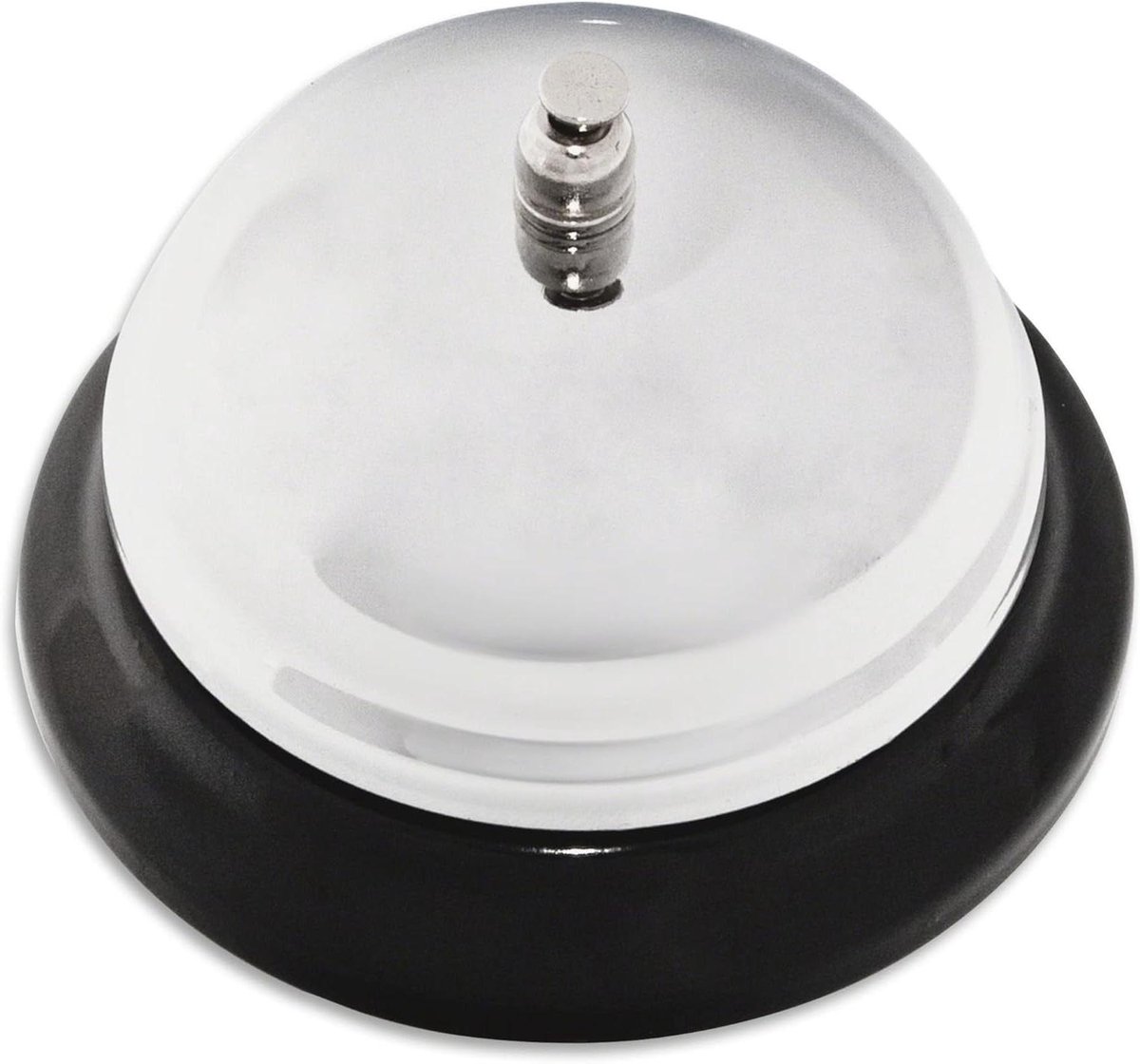 Bel - Dienblad bel - Service roepen - Geborsteld nikkel - 3-3/8 inch - Zilverkleurig