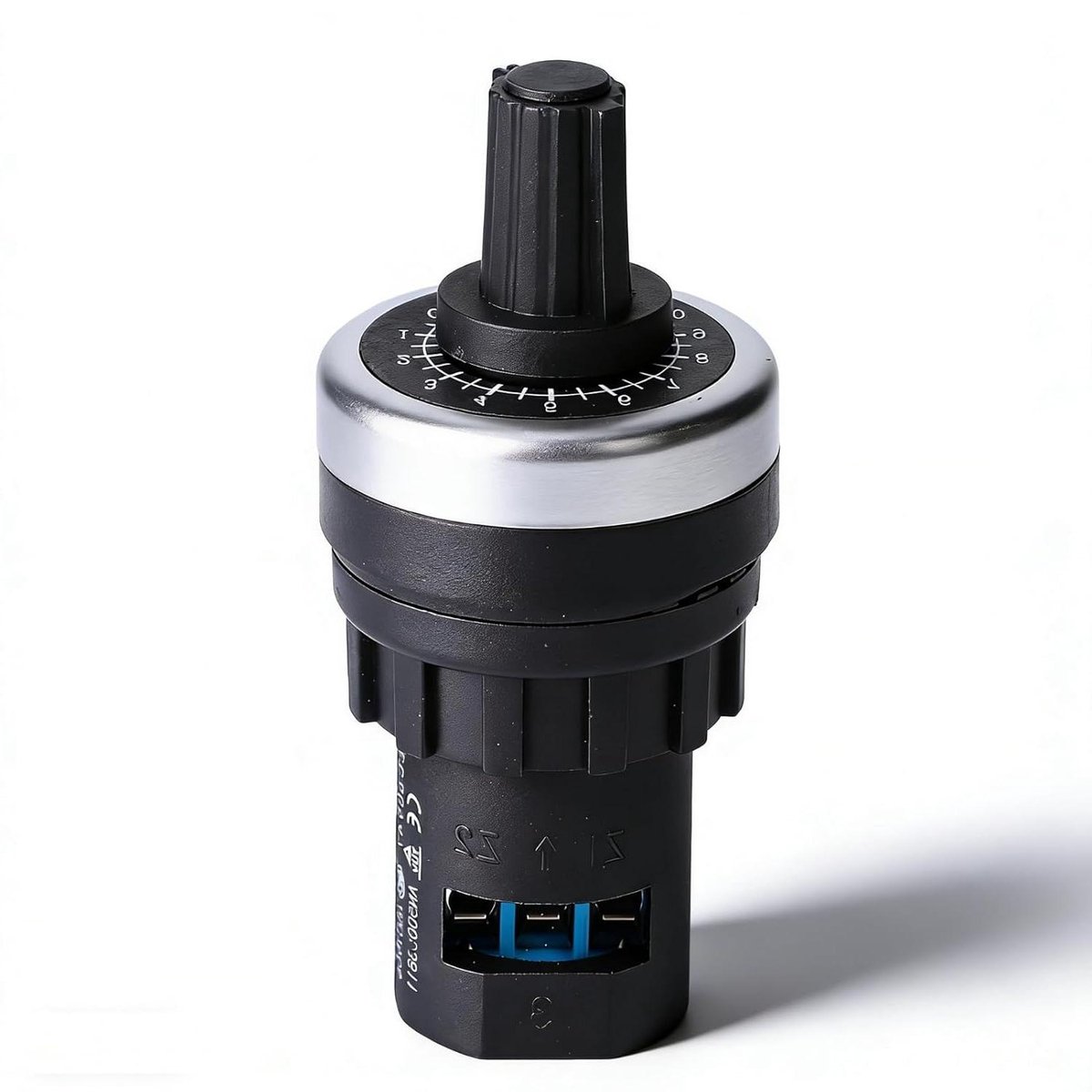 Variabele Weerstand - Potentiometer - Precisie Instellen - Koolstoffilm Materiaal - 22 Mm - Zilver