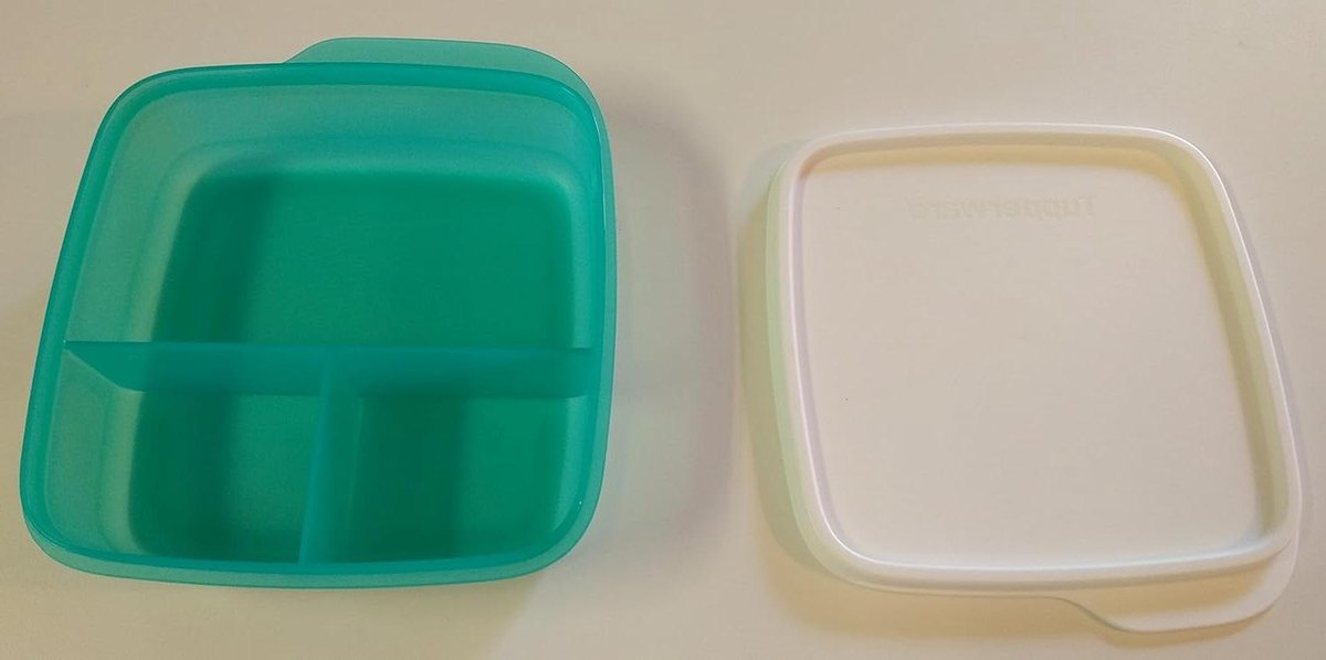 Voedselcontainer - Lunchtrommel - Maaltijd Voorbereiden - Voedsel Scheiding - Volwassene - Wit