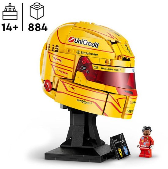 Casque LEGO Editions Scuderia Ferrari HP de Lewis Hamilton - 43022