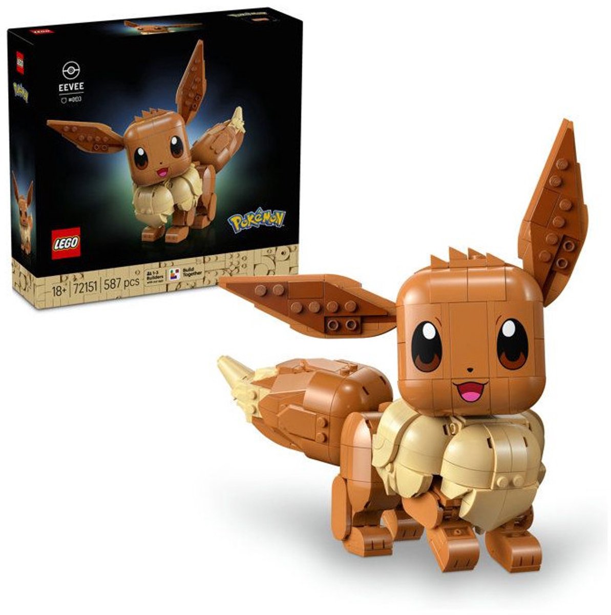 LEGO Pokémon Eevee Bouwpakket voor Volwassenen met Dieren Figuur - 72151 — afbeelding 22
