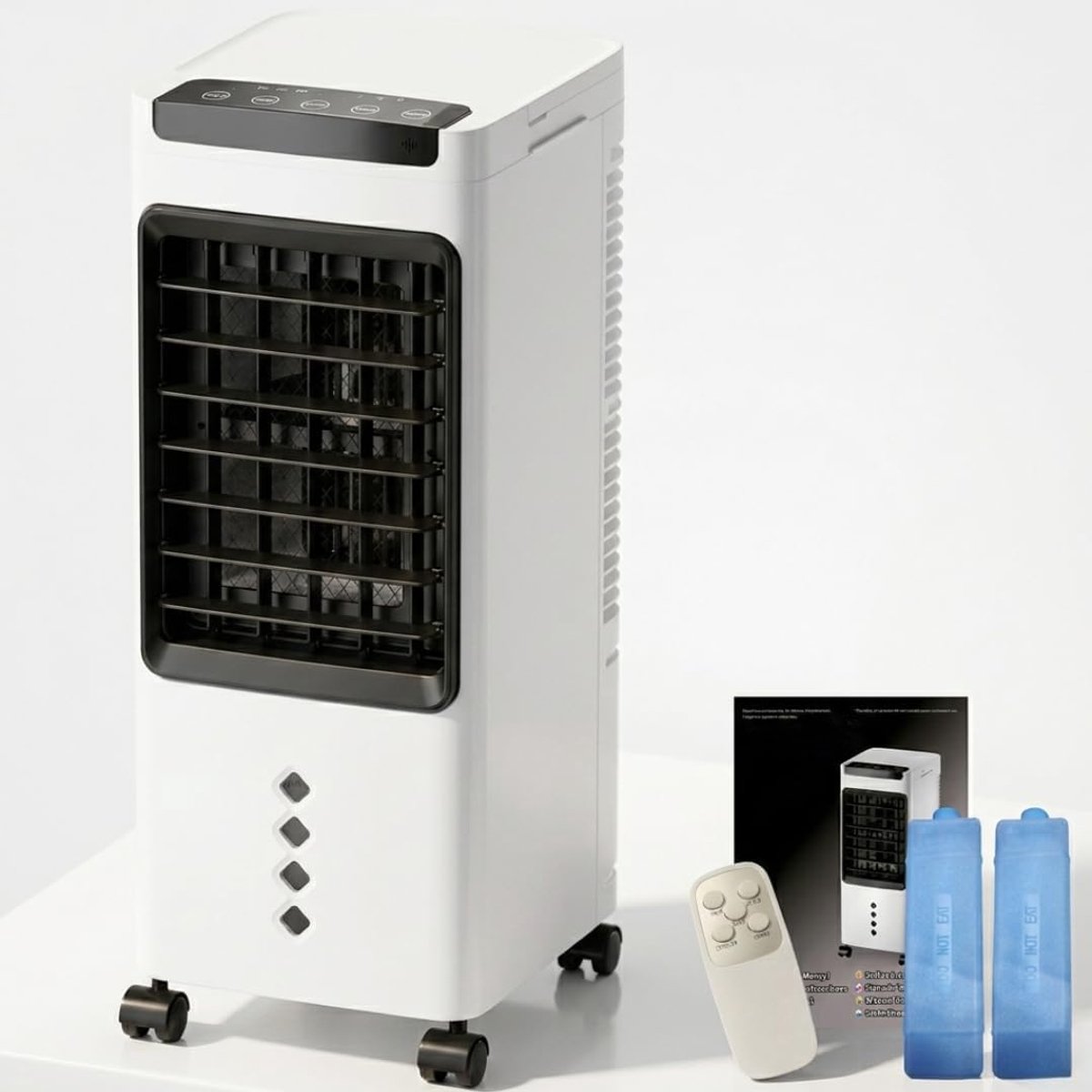 HEZIVO® Aircooler met Water - Draagbare Luchtkoeler - Ventilator - Compact en Stil