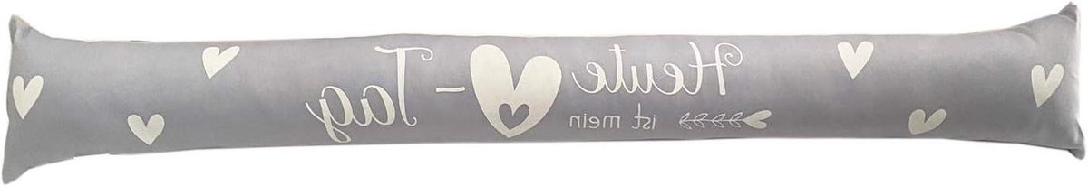 Tochtstopper Deur - Windstopper Mat - Wooncomfort Verhogen - Met Spreuken - 95 cm Lengte - Lichtblauw