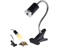 Reptielenlamp Terrariumlamp - Schildpadden Verwarming - Terrarium Klimaat - Spatwaterdicht Ontwerp - 11.5x8x29cm - Metaal