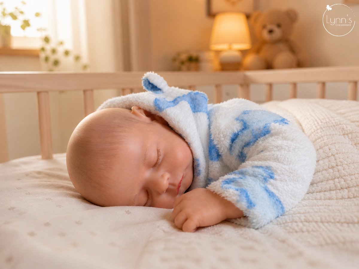 Reborn Baby Pop 'Nick' - 50 cm - Soft vinyl - Met beer outfit en accessoires - In geschenkdoos — afbeelding 6