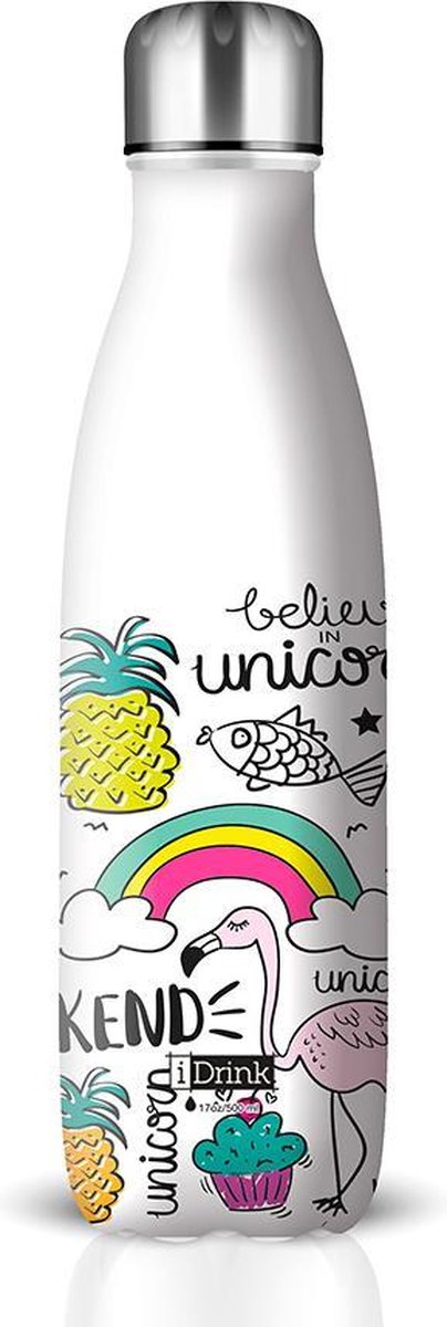 i-Drink bottle 500 ml Unicorn - Thermosfles