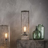 LifestyleFurn Tafellamp 'Rainn' Gaas met houten voet