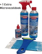 Carlson Winterset |winterpakket luxe , ijsvrij | auto | ramen | Concentraat ruitensproeier vloeitstof | Condensdoek | Slot ontdooier | Ruitenkrabber | Spuitbus de-icer | winteractie | + Extra