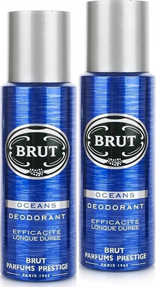 Brut Deo Spray Oceans - 2 x 200 ml Voordeelverpakking