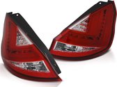 Feux arriere FORD FIESTA MK7 08-12 HB BANDE LED ROUGE CLAIRE