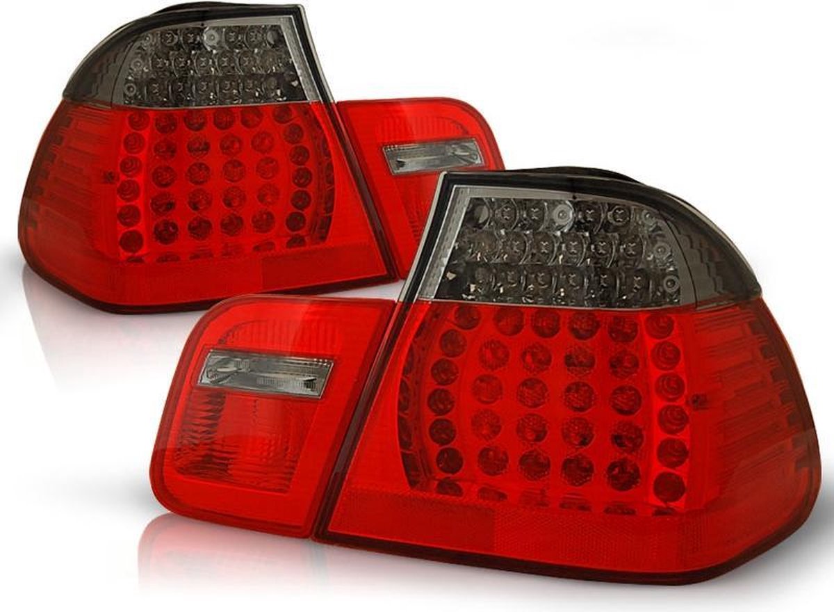 Achterlichten BMW E46 09 01-03 05 SEDAN ROOD SMOKE LED