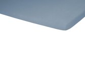 Polydaun - Hoeslaken - Splittopper - Jersey - 140/160 x 200/220 cm - Lichtblauw