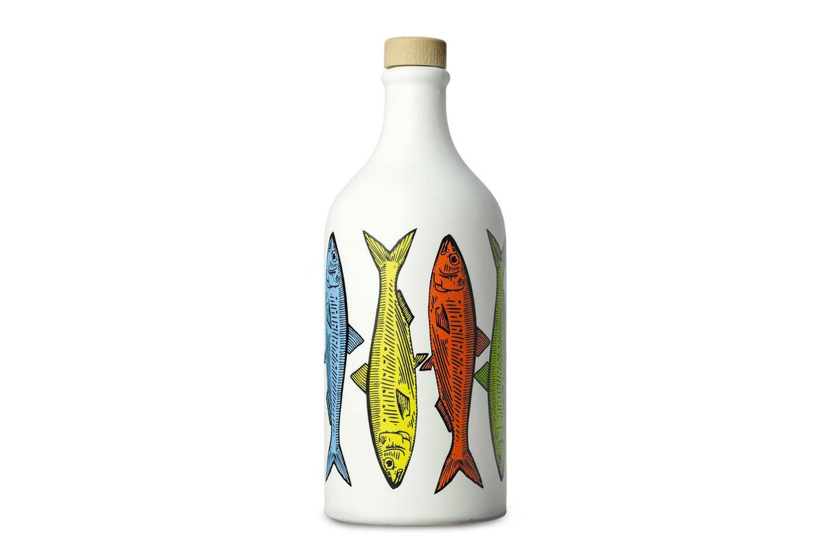 Frantoio Muraglia - Pop Art Sardines - Olijfolie cadeau - Moederdag cadeau