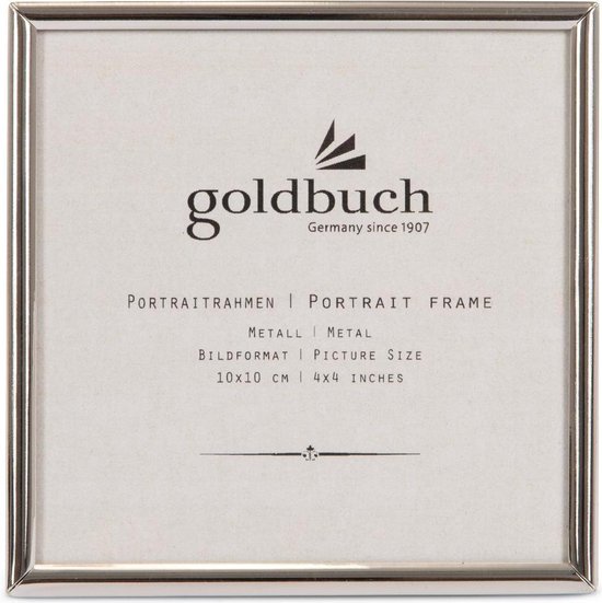 Birma cursief Tegenwerken GOLDBUCH GOL-960340 Fotolijst FINE zilver 10x10 cm | bol.com