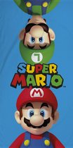 Badlaken Nintendo Mario en Luigi 70x140 cm