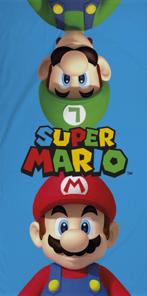 Serviette de bain Nintendo Mario et Luigi 70x140 cm | bol.com