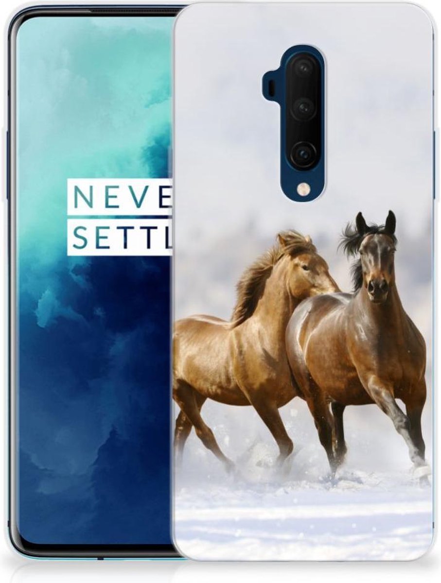 OnePlus 7T Pro TPU Hoesje Paarden