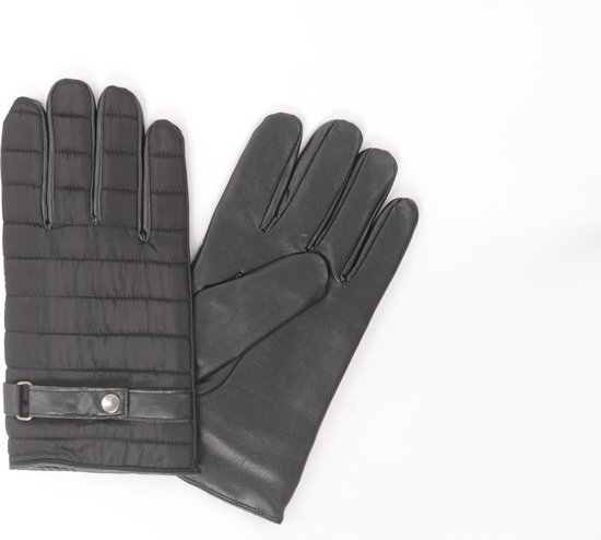 Touchscreen Handschoenen Warme Handschoenen Heren Winter Water Rimpel Herenhandschoenen Zwarte Heren Leren Handschoenen,19,Xxl