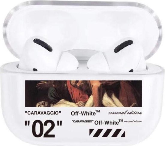 Off-White AirPods Pro - Case - Cover - Siliconen Beschermhoes - Transparant  -... | bol
