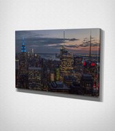 Vlinder Lentebloesem | 60x40 cm | | Glas schilderij | Woonkamer | Slaapkamer | Decoratie | TrendingArt®