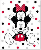 Disney Minnie Mouse Fleeceplaid Ears - 100 x 140 cm - Multi