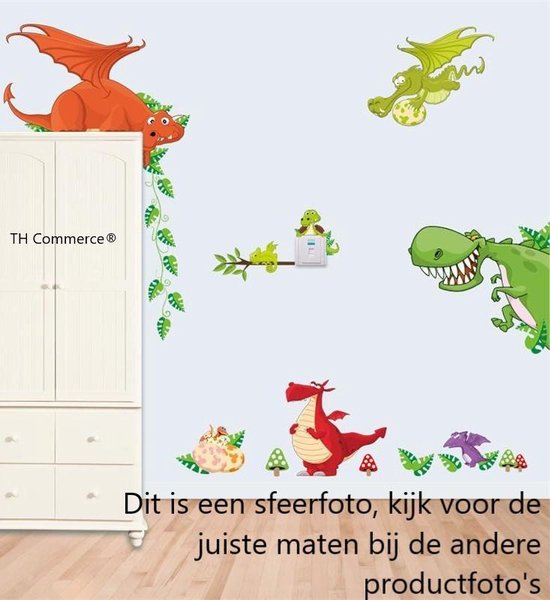 Muursticker Animaux - Zoo Fairytale - Dragons - Dragon Chambre d'enfants TH Commerce 257