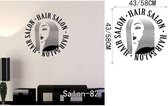 3D Sticker Decoratie Nagelsalon Vinyl Muurtattoo Nagels & Schoonheidssalon Vernis Polish Manicure Muursticker Schoonheidssalon Nagel Bar Raamdecoratie - Salon82 / Small