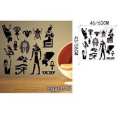 3D Sticker Decoratie Egypte Vinyl Muur Vinyl Decal Egyptische God Anubis Beschermer Muurschilderingen Farao Muursticker Woonkamer Woondecoratie - Egypt15 / Large