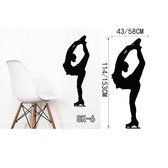 3D Sticker Decoratie DIY Skating Ski Snowboarding Wall Stickers Home Decoration Dance Vinyl Decal Ice Winter Sports Skateboard PVC Wall Murals - SK1 / Large