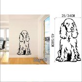 3D Sticker Decoratie Leuke Honden Huisdier muursticker Wc Stickers Honden Husky Siberische Malamute silhouet schakelaar muursticker voor kinderkamer Home Decor - Dog18 / Small
