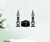 3D Sticker Decoratie De Kaba Great Mosque Islamitische muurstickers Decoratieve muurstickers Waterdicht decor voor de muur Decals Muurschilderingen Posters