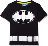 DC Batman - T-shirt - Model "Bat-Signal" - Zwart / Zilver - 98 cm - 3 jaar