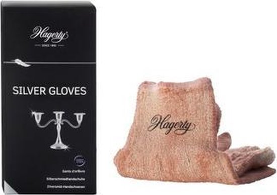 Hagerty Silver Gloves - Geïmpregneerde handschoenen voor het reinigen van zilver en verzilverde items - Hagerty