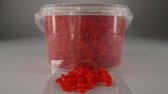 Bloemisterij Vulmateriaal - Emmer Glas Rood 4-10mm 2,5ltr