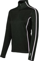 Falcon Wintersportpully - Maat L  - Vrouwen - donkergroen/wit
