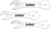 Icetoolz Conussleutelset 13/14-15/16-17/18 Mm 15 Cm Zilver/zwart