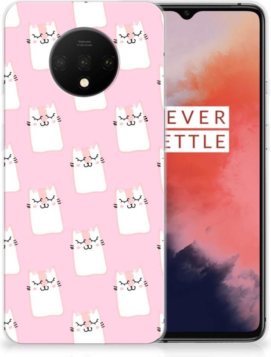 OnePlus 7T TPU Hoesje Sleeping Cats