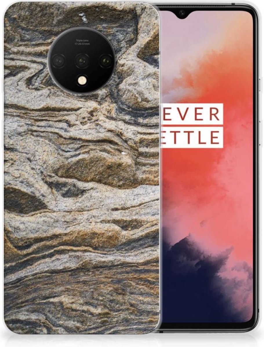OnePlus 7T TPU Siliconen Hoesje Steen