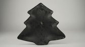 Melamine - Tray Kerstboom Grijs 21x19x2cm